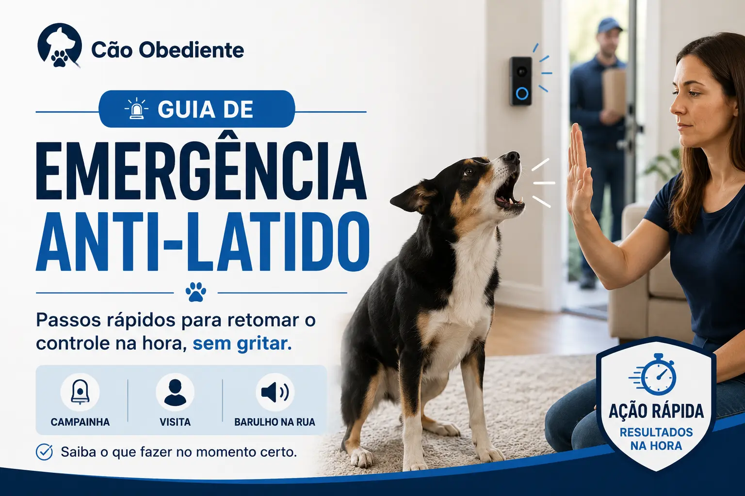 Capa do Guia de Emergência Anti-Latido
